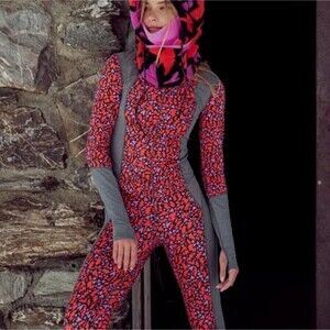 Free People You Know It Base Layer Printed Top Bolts of Love Adore Combo XL